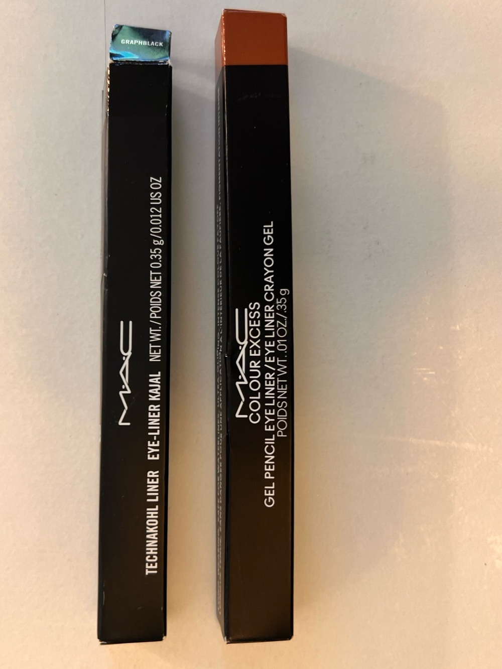 MAC Colour Excess Gel Pencil Eye Liner - Graphblack & Stage 5 Clinger